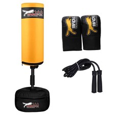Kids Free Standing Punch Bag Junior Kick Boxing Bag Heavy Duty MMA Gym Training 