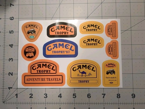 Camel trophy stickers scale - "camel,