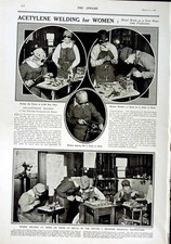 Original old antique print - old,