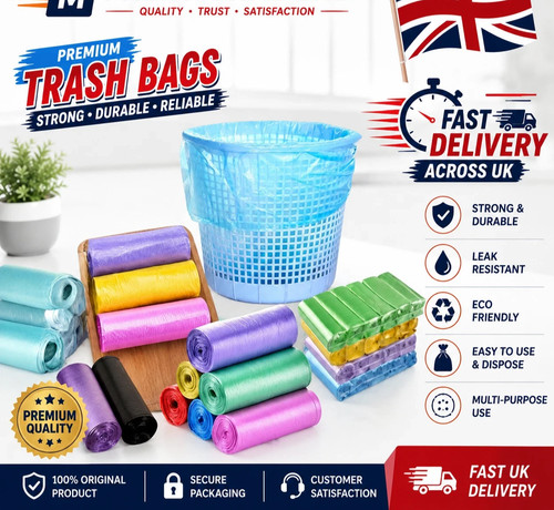 100pcs trash bags bin - bags,