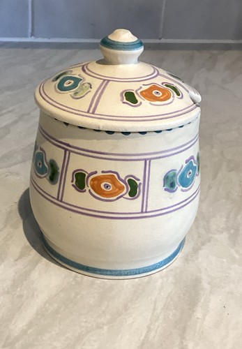 Honiton devon pottery - devon, lidded