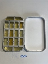 Richard Wheatley 16 Window Compartments & Foam Fly Box Fly Fishing