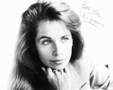 BBC DOCTOR WHO Romana MARY TAMM SIGNED B/W 10" X 8" PHOTOGRAPH TOM BAKER