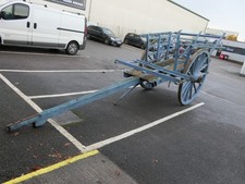 Large Antique Historic French Horse Drawn Hay Cart/Wagon RESTORATION   |