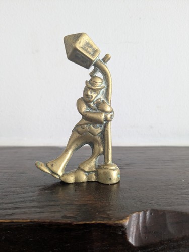 Vintage solid brass figurine - vintage,