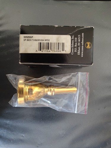 Bach gold plated tuba - gold,