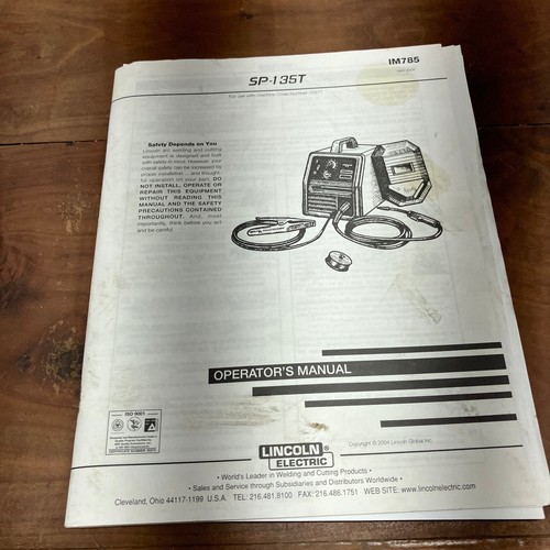 Lincoln electric 135t - lincoln, sp-135t