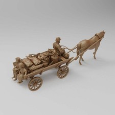 SW479 Farmer Horse and cart