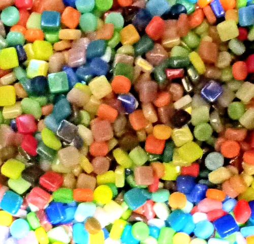 600g mosaic tiles squares 8mm - mosaic,