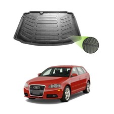 Tailored Rubber Boot Liner Mat for Audi A3 2003–2012 8P Waterproof Tray