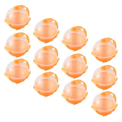 12pcs orange reusable ice - orange,