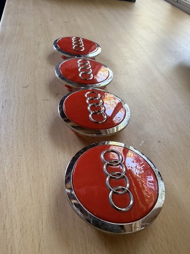 Audi red center - center, set