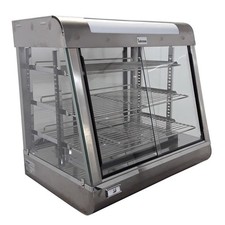 Heated food display - food,