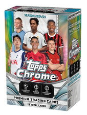 2024/25 Topps Chrome UEFA Club Competitions Value Box