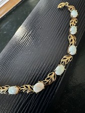 Boxed Vintage 9K Gold Opal