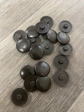 400 x T30 TORX HEAD BLACK PLASTIC SCREW CAPS HOLE COVERS PUSH FIT FURNITURE