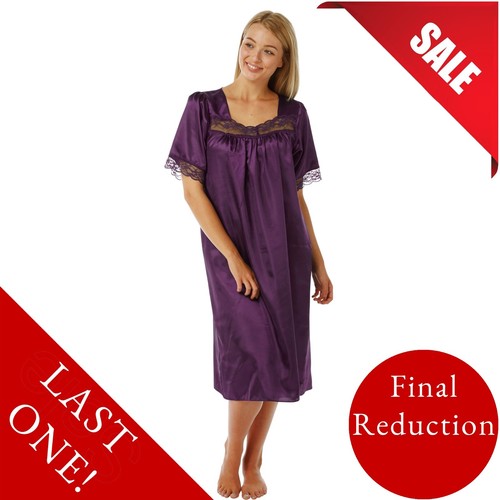 Plain purple satin - purple,