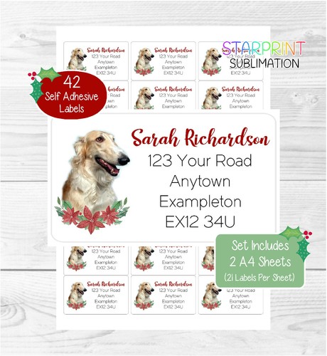 Borzoi dog personalised - borzoi,