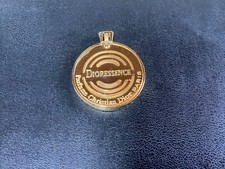 Vintage Jewellery Christian Dior Gold Plated Dioressence Perfume Pendant