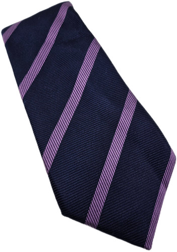 Lewin silk tie mens - lewin, navy