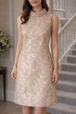 Hobbs Cream & Gold Jacquard