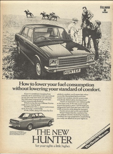 Hillman hunter 1500 and - hunter, 1725