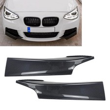 Front Bumper Side Splitter Cover Trim For BMW 1 Series F20 F21 M Sport 2011-2015