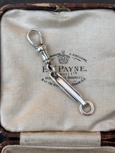 Antique sterling silver albert - silver,