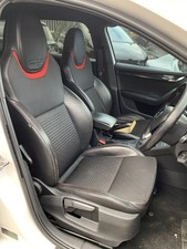 SKODA OCTAVIA MK3 VRS COMPLETE LEATHER SEATS INTERIOR RED 2013-2020 NOT HEATED