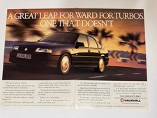 Original 1993 Mk3 Vauxhall Cavalier Turbo Magazine Advert Poster Man Cave Retro