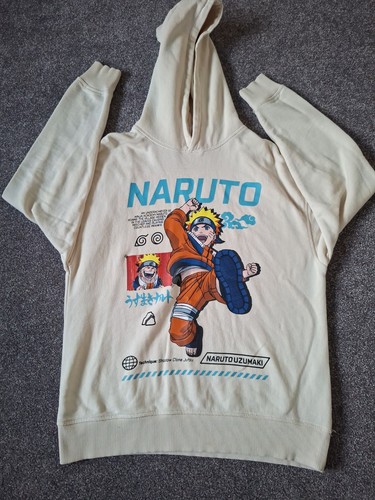 Naruto cream colour hoodie - naruto,