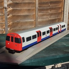 4ft long 1972 Tube train model prototype paint scheme mock up