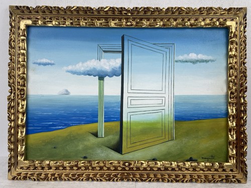 Rene magritte oil canvas - rene, on