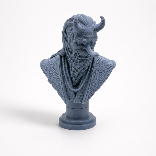 Tengu yokai bust 20cm grey - tengu,