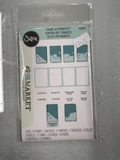 Sizzix 49 & Market Stamps and