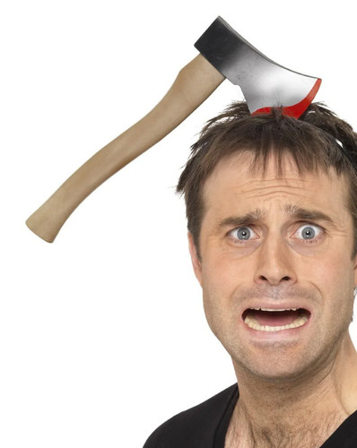 Hatchet axe through the head - /,