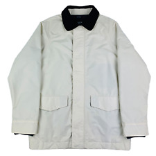 MUSTO Quilted Sailing Coat Retro 1964 Heritage Full Zip Yachting Jacket White M