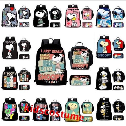 Snoopy peanuts school backpack - snoopy,