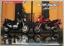 HONDA CB500 SPORT MOTORCYCLES CB500/CB500S Sales Brochure Oct 1997 #BR9815