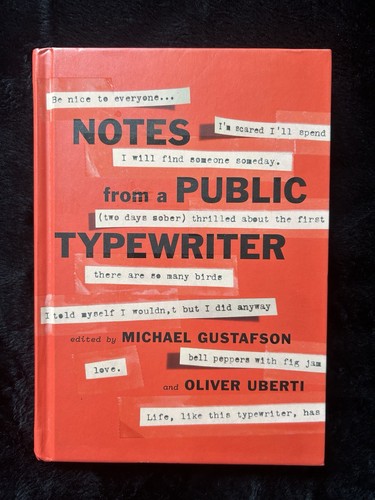 Notes from public typewriter - a,