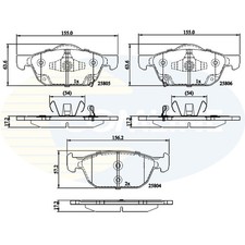 Brake Pads Set For Honda Civic