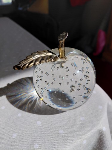 Apple shaped bubble filled - apple,