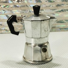 Vtg Vev Vigano 2 Cup Espresso Coffee Maker Moka Pot Made in Italy Ready To Use