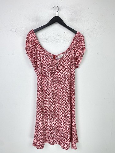 Oasis red white - white, short