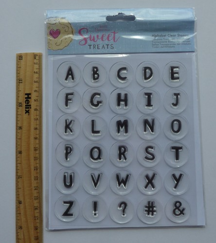 Alphabet clear stamps sweet - alphabet,