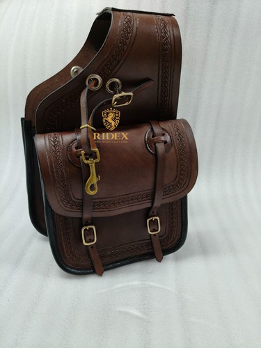 Attractive brown leather - brown,