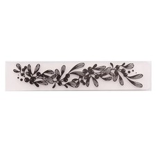 ?? MISTLETOE 15 cm x 3 cm BORDER EDGE EMBOSSING FOLDER CHRISTMAS