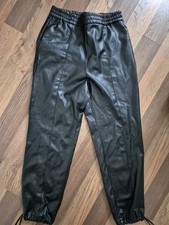 WOMENS ZARA FAUX LEATHER PANTS