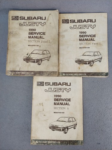 1990 subaru justy service - 1990,