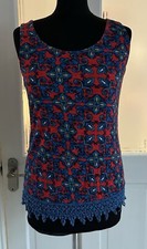 Matalan Blue & Red Patterned